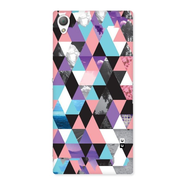 Abstract Splash Triangles Back Case for Sony Xperia Z3