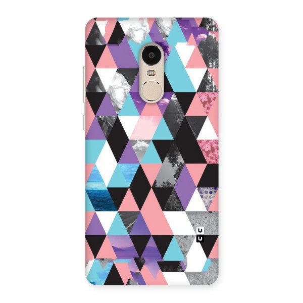 Abstract Splash Triangles Back Case for Xiaomi Redmi Note 4