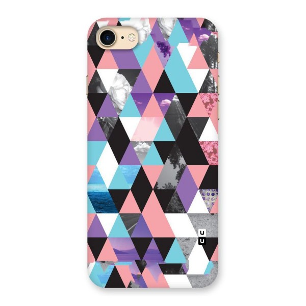 Abstract Splash Triangles Back Case for iPhone 7