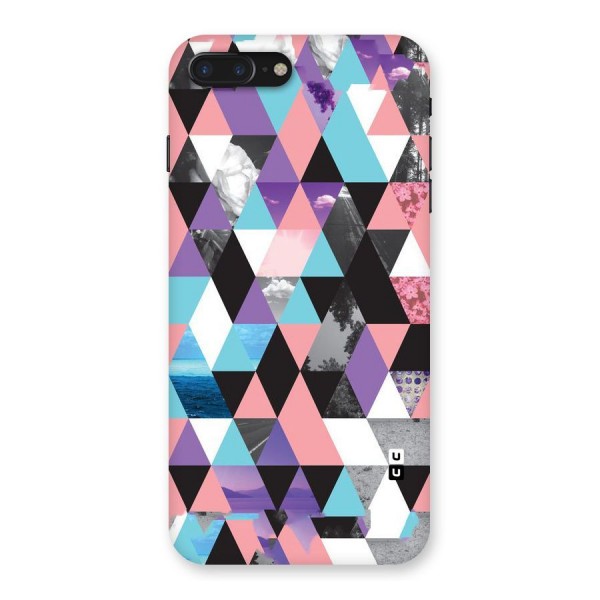 Abstract Splash Triangles Back Case for iPhone 7 Plus