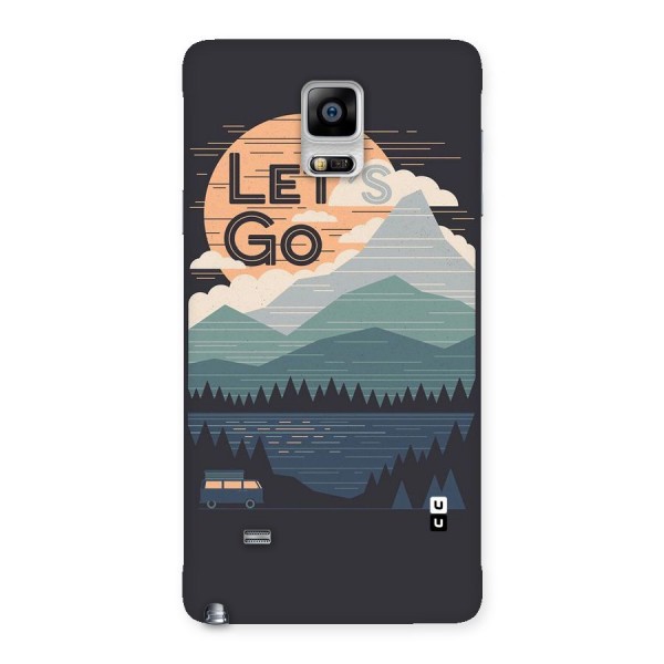 Abstract Travel Back Case for Galaxy Note 4