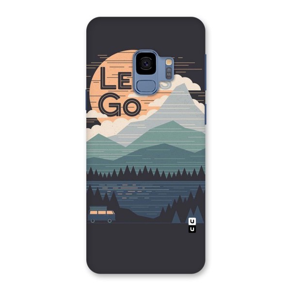 Abstract Travel Back Case for Galaxy S9