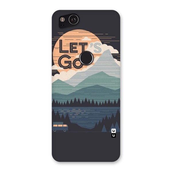 Abstract Travel Back Case for Google Pixel 2
