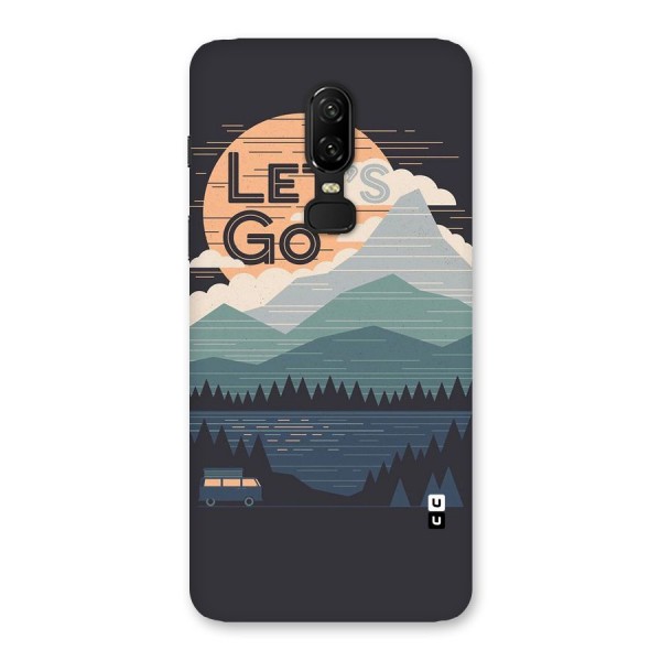 Abstract Travel Back Case for OnePlus 6