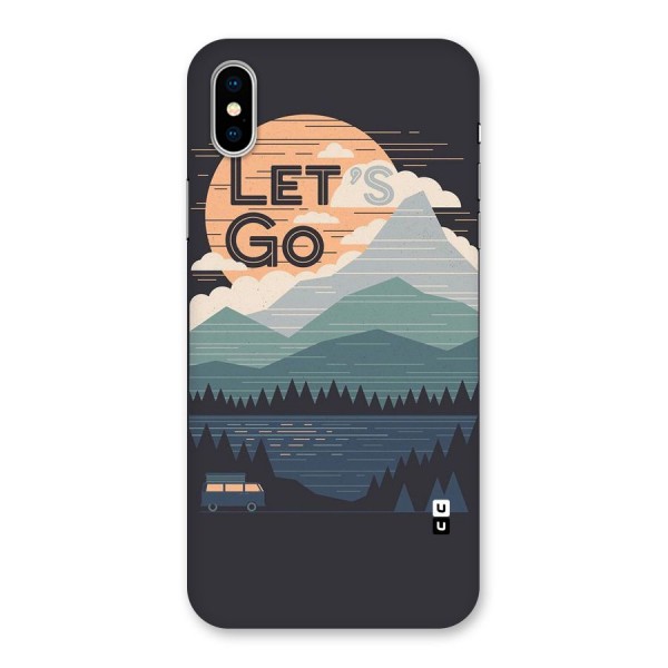 Abstract Travel Back Case for iPhone X