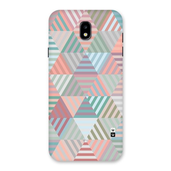 Abstract Triangle Lines Back Case for Galaxy J7 Pro