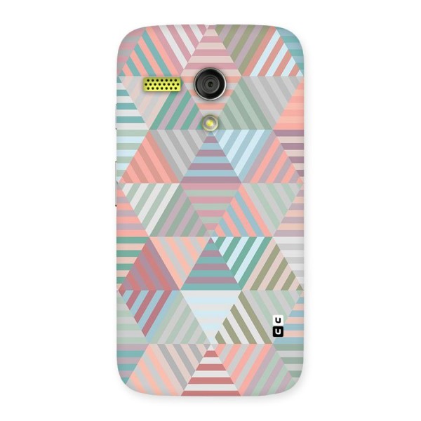 Abstract Triangle Lines Back Case for Moto G