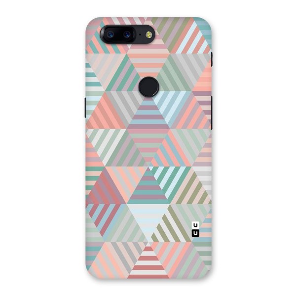 Abstract Triangle Lines Back Case for OnePlus 5T
