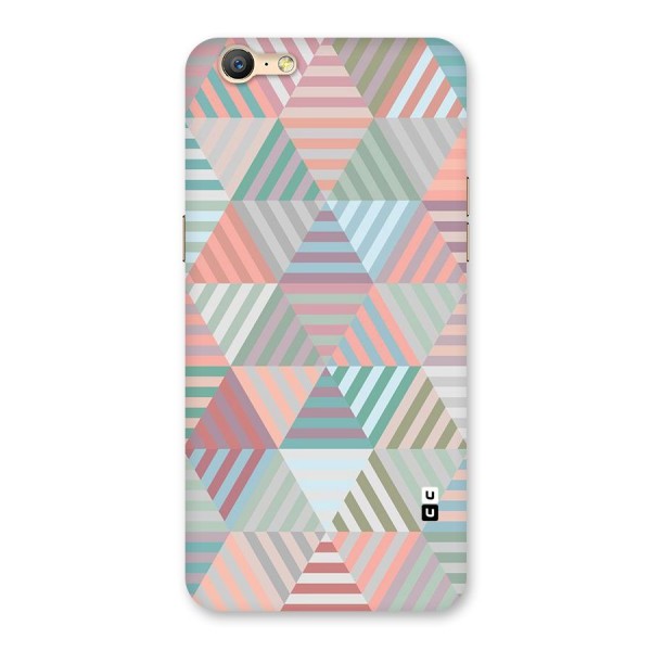 Abstract Triangle Lines Back Case for Oppo A57