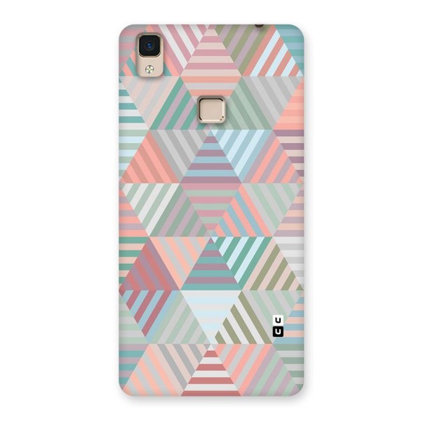 Abstract Triangle Lines Back Case for V3 Max