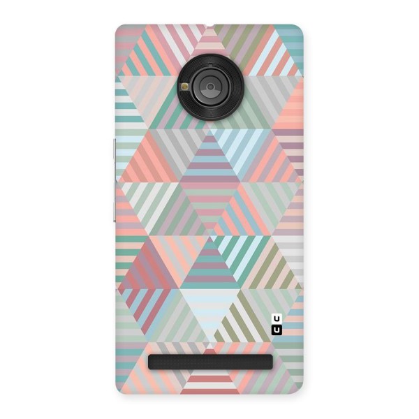 Abstract Triangle Lines Back Case for Yu Yunique