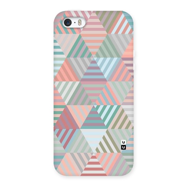 Abstract Triangle Lines Back Case for iPhone 5 5S