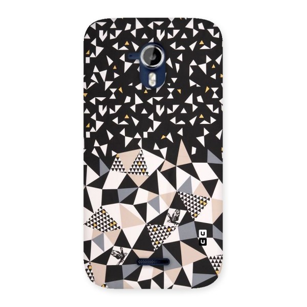 Abstract Varied Triangles Back Case for Micromax Canvas Magnus A117