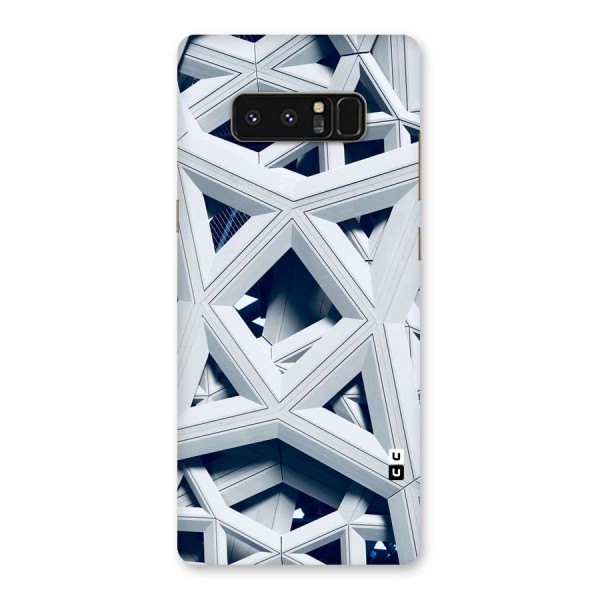Abstract White Lines Back Case for Galaxy Note 8
