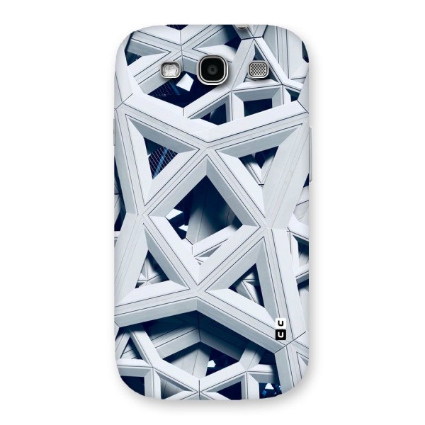 Abstract White Lines Back Case for Galaxy S3