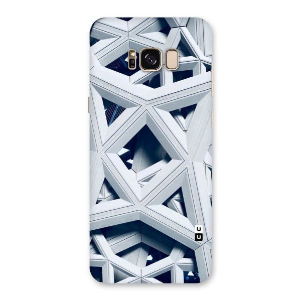 Abstract White Lines Back Case for Galaxy S8 Plus