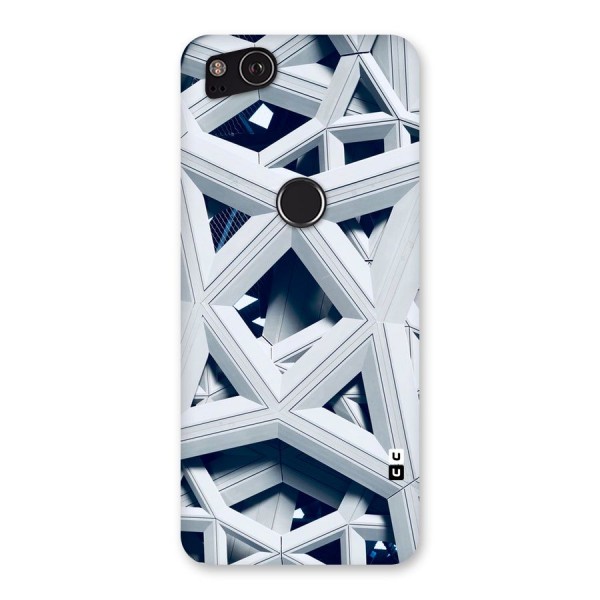 Abstract White Lines Back Case for Google Pixel 2
