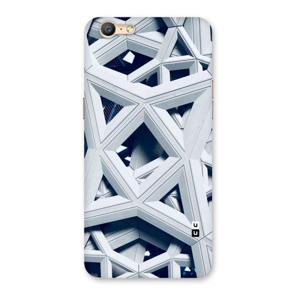 Abstract White Lines Back Case for Oppo A57