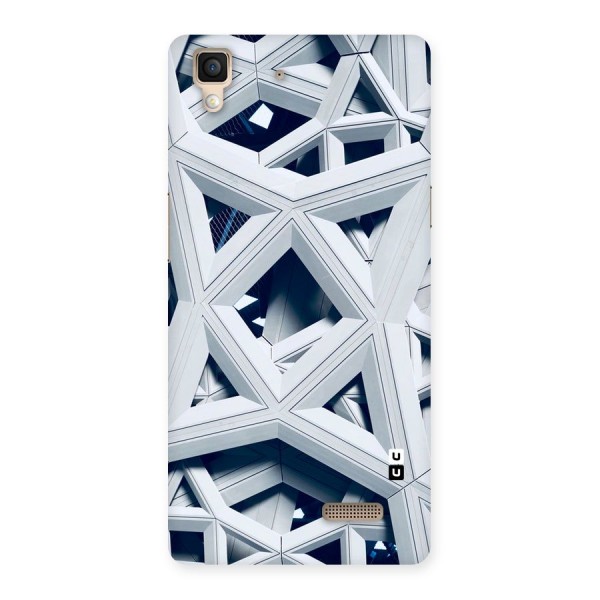 Abstract White Lines Back Case for Oppo R7