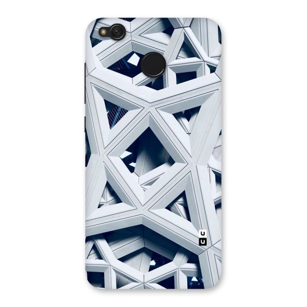 Abstract White Lines Back Case for Redmi 4