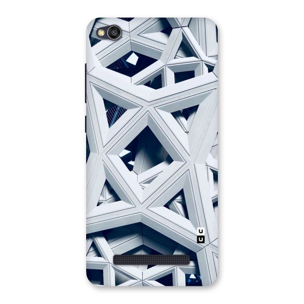 Abstract White Lines Back Case for Redmi 4A