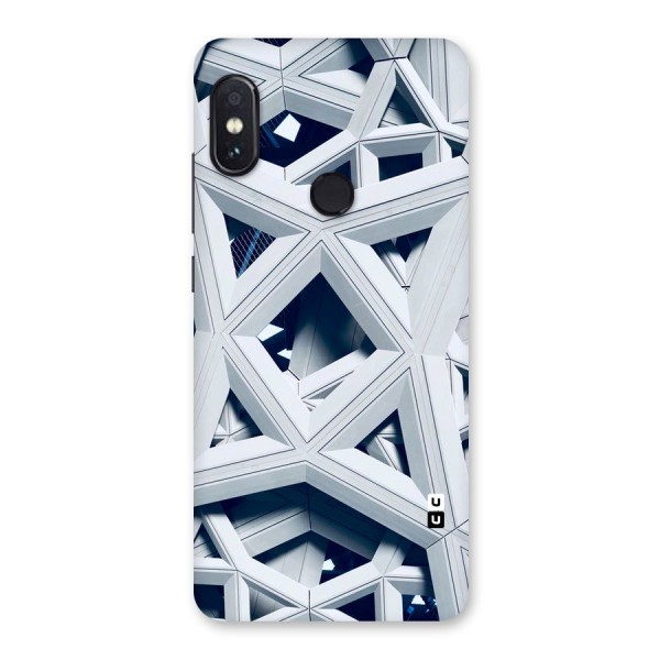 Abstract White Lines Back Case for Redmi Note 5 Pro