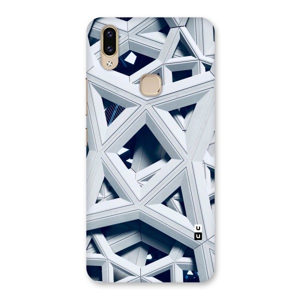 Abstract White Lines Back Case for Vivo V9