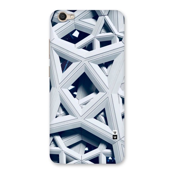 Abstract White Lines Back Case for Vivo Y67