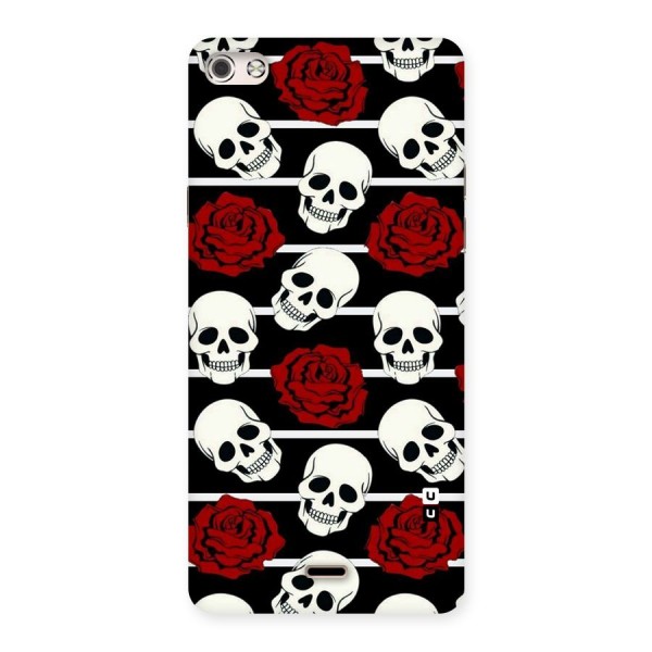 Adorable Skulls Back Case for Micromax Canvas Silver 5