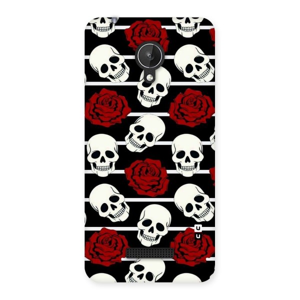 Adorable Skulls Back Case for Micromax Canvas Spark Q380