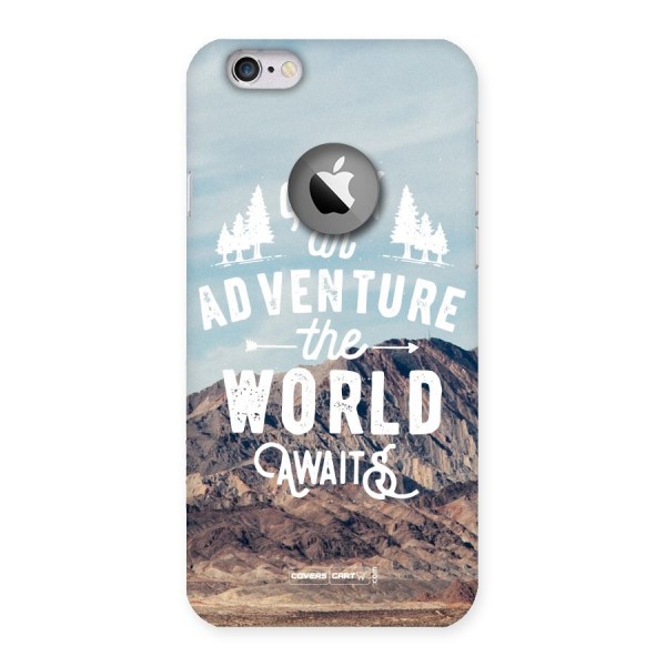 Adventure World Back Case for iPhone 6 Logo Cut