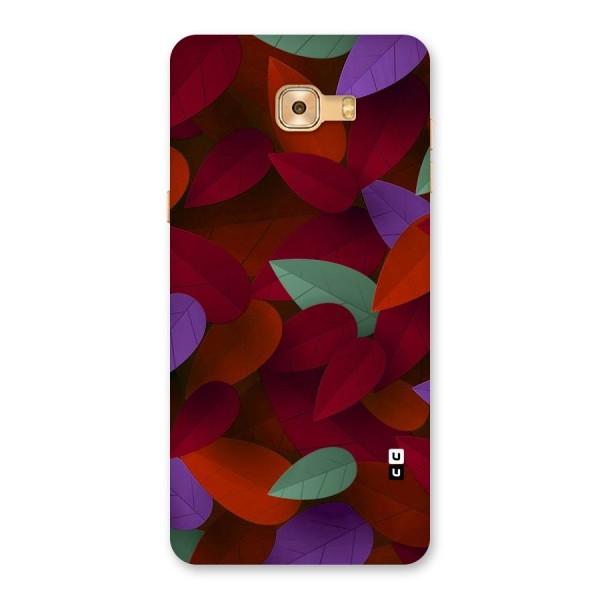 Aesthetic Colorful Leaves Back Case for Galaxy C9 Pro