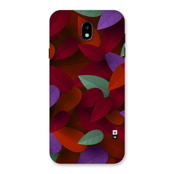 Aesthetic Colorful Leaves Back Case for Galaxy J7 Pro