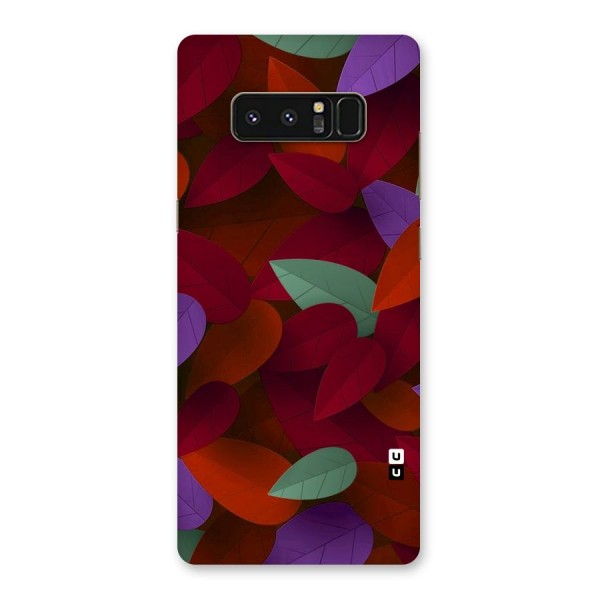Aesthetic Colorful Leaves Back Case for Galaxy Note 8