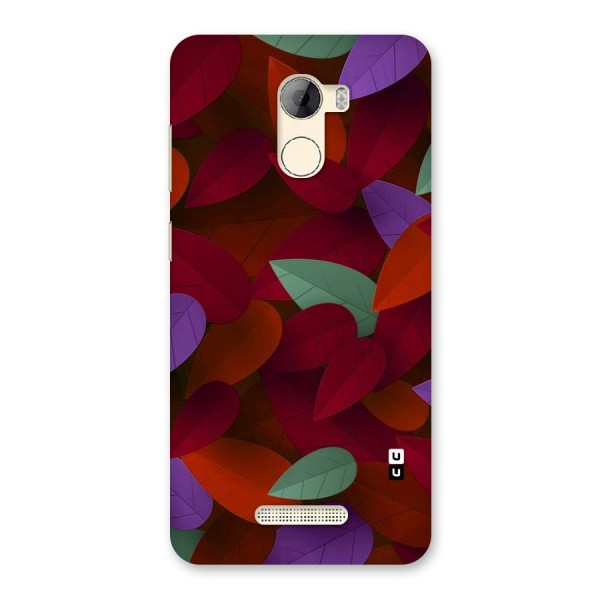 Aesthetic Colorful Leaves Back Case for Gionee A1 LIte
