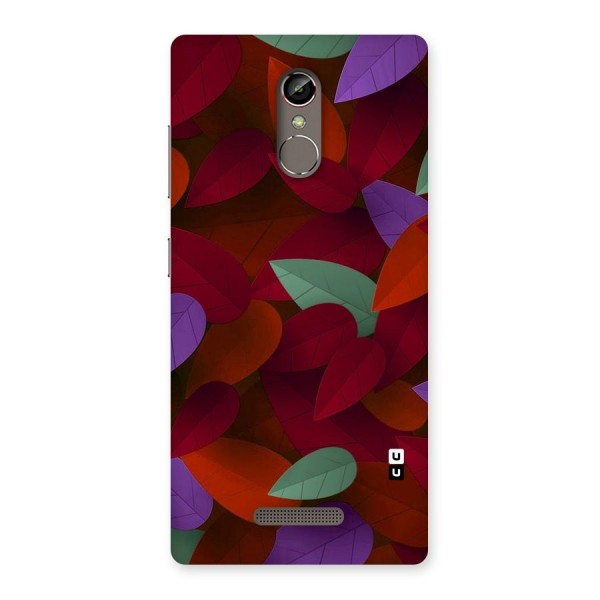 Aesthetic Colorful Leaves Back Case for Gionee S6s