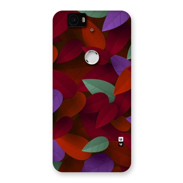 Aesthetic Colorful Leaves Back Case for Google Nexus-6P