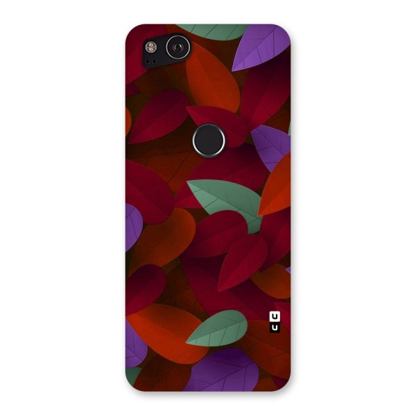 Aesthetic Colorful Leaves Back Case for Google Pixel 2