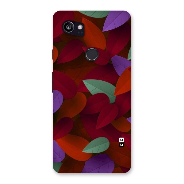 Aesthetic Colorful Leaves Back Case for Google Pixel 2 XL