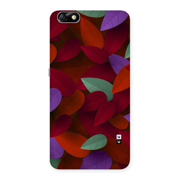 Aesthetic Colorful Leaves Back Case for Honor 4X