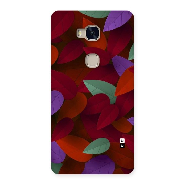 Aesthetic Colorful Leaves Back Case for Huawei Honor 5X