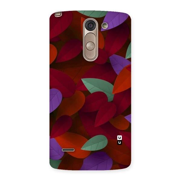 Aesthetic Colorful Leaves Back Case for LG G3 Stylus