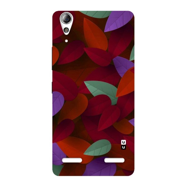 Aesthetic Colorful Leaves Back Case for Lenovo A6000