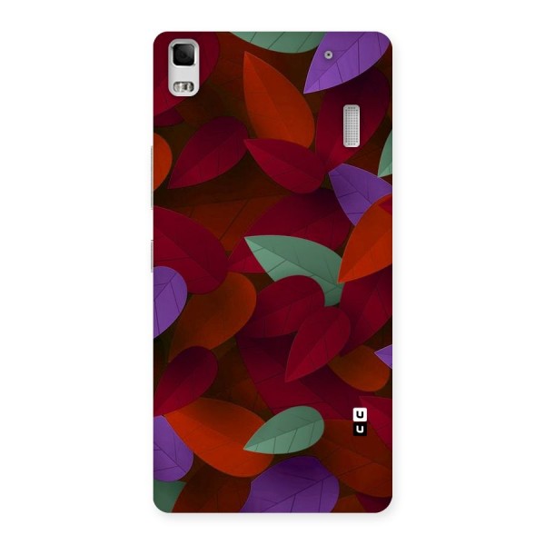 Aesthetic Colorful Leaves Back Case for Lenovo A7000