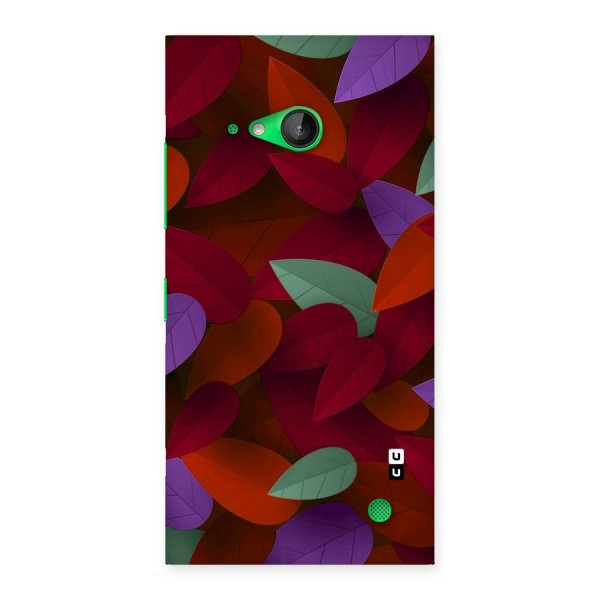Aesthetic Colorful Leaves Back Case for Lumia 730