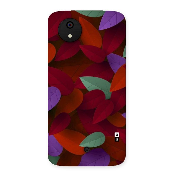 Aesthetic Colorful Leaves Back Case for Micromax Canvas A1