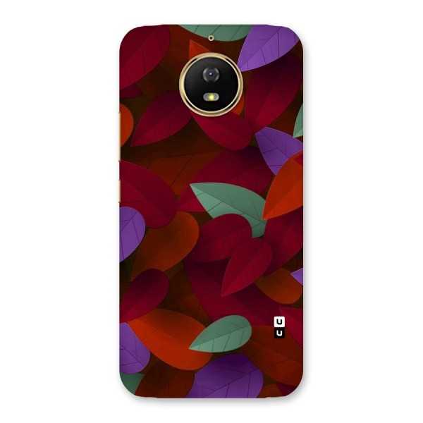 Aesthetic Colorful Leaves Back Case for Moto G5s