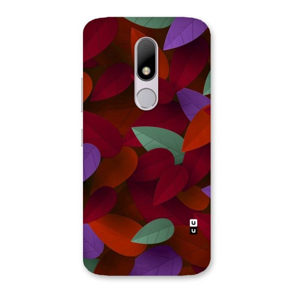 Aesthetic Colorful Leaves Back Case for Moto M