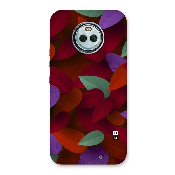 Aesthetic Colorful Leaves Back Case for Moto X4