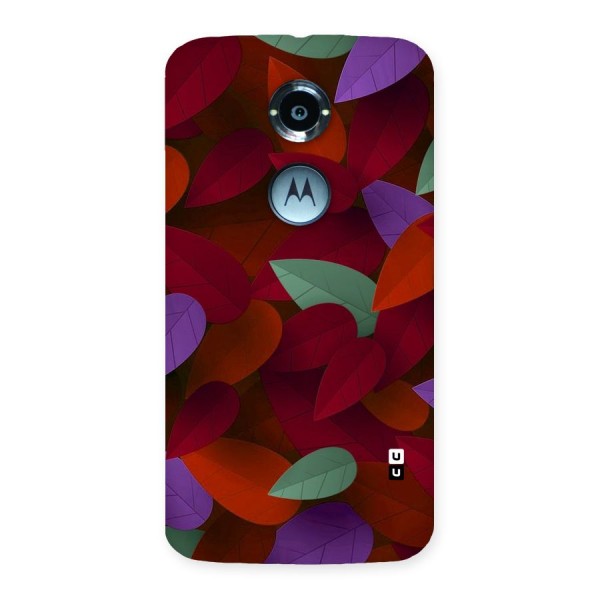 Aesthetic Colorful Leaves Back Case for Moto X 2nd Gen